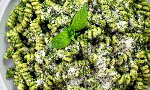 Spinach Basil Pasta