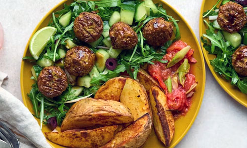 Falafel Deluxe Plate